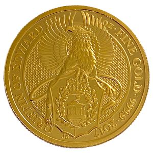 1 oz Gold Griffin of Edward III, Queens Beasts Serie 2017