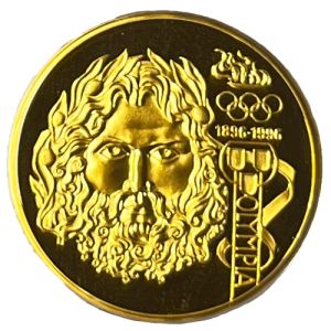 1/2 oz Gold Österreich Olympics 1996