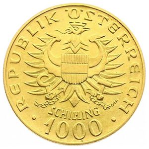 1000 Schilling Goldmünze Babenberger
