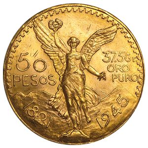 50 Pesos Gold Mexikanischer Centenario