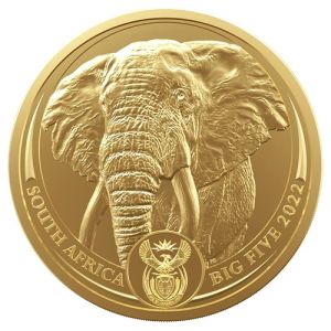 1 oz Gold Elefant, Big Five Serie 2022