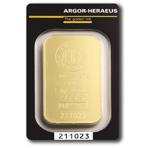50g Goldbarren Argor Heraeus