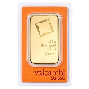 100g Goldbarren Valcambi