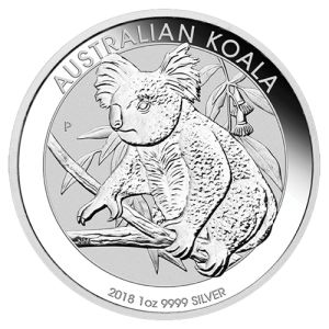 1 oz Silbermünze Koala, divers
