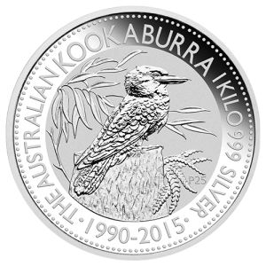 1 kg Silber Kookaburra 2015