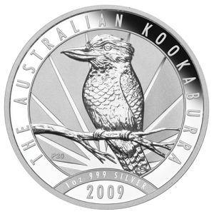 1 oz Silbermünze Kookaburra 2009